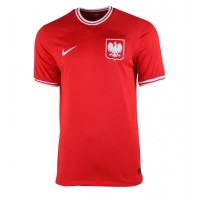 Camisa de time de futebol Polônia Replicas 2º Equipamento Feminina Mundo 2022 Manga Curta